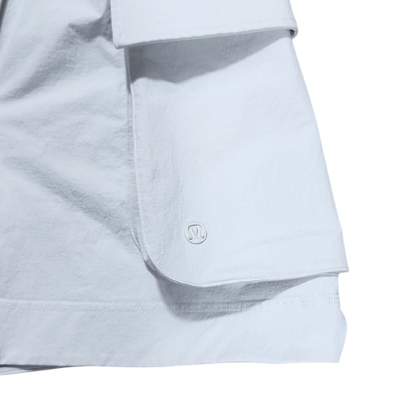 Lululemon Relaxed-Fit Super-High-Rise Cargo Short 4" Bone - Picture 6 of 9